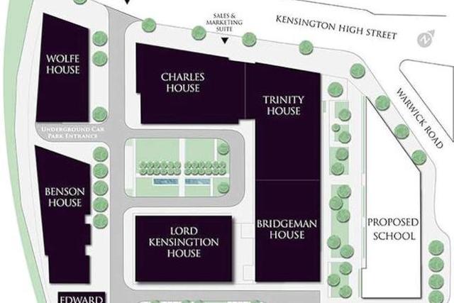  Image of 1 bedroom Flat for sale in  at Kensington High Street, Wolfe House, Kensington W14