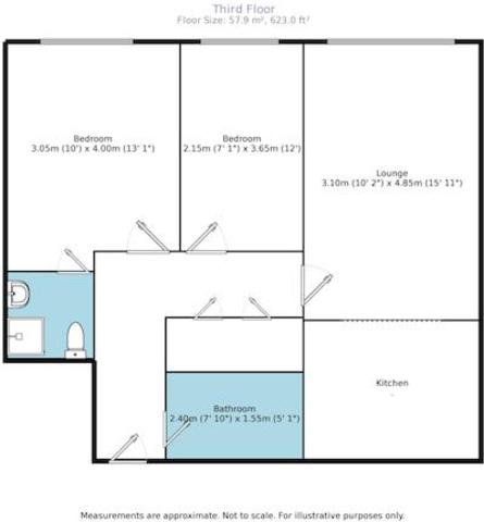  Image of 2 bedroom Flat to rent in Wooldridge Close Feltham TW14 at Wooldridge Close, Feltham TW14