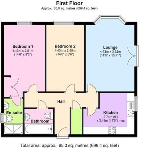  Image of 2 bedroom Property to rent in Underwood Rise Tunbridge Wells TN2 at Brockenhurst Court, 1 Underwood Rise, Tunbridge Wells TN2