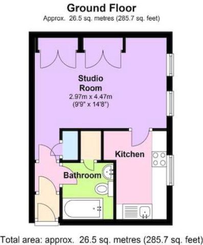  Image of 1 bedroom Flat to rent in Ashenden Walk Tunbridge Wells TN2 at Ashenden Walk, Tunbridge Wells TN2