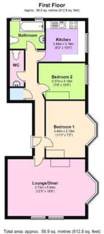  Image of 2 bedroom Flat to rent in Mountfield Road Tunbridge Wells TN1 at Mountfield Road, Tunbridge Wells TN1