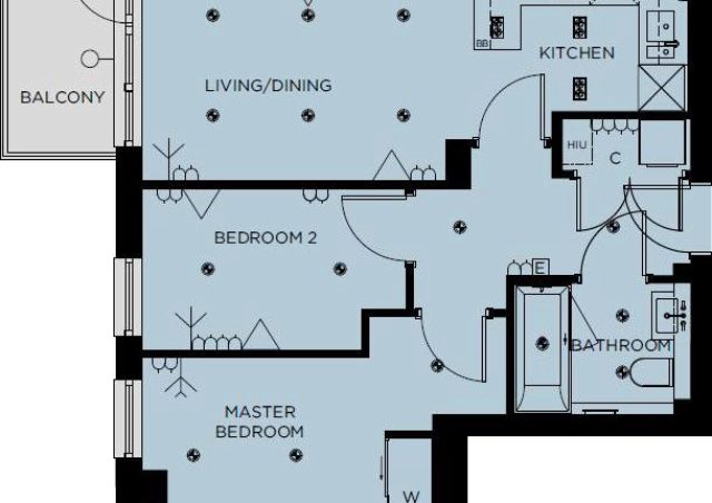  Image of 2 bedroom Flat for sale in Longfield Avenue London W5 at Fitzroy Apartments, Dickens Yard, New Broadway, Ealing W5