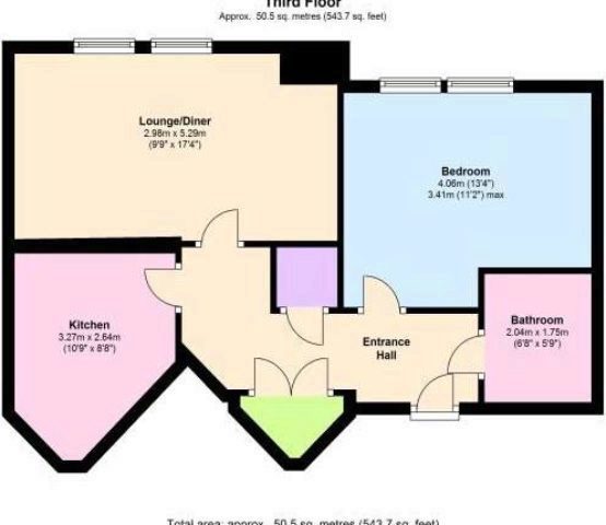  Image of 1 bedroom Flat to rent in Queripel Close Tunbridge Wells TN2 at Queripel Close, Tunbridge Wells TN2