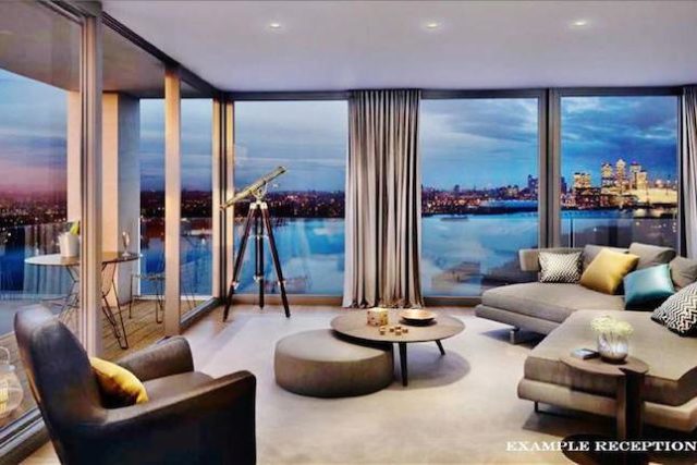  Image of 2 bedroom Flat for sale in North Woolwich Road London E16 at Latitude Building, Royal Wharf, London E16