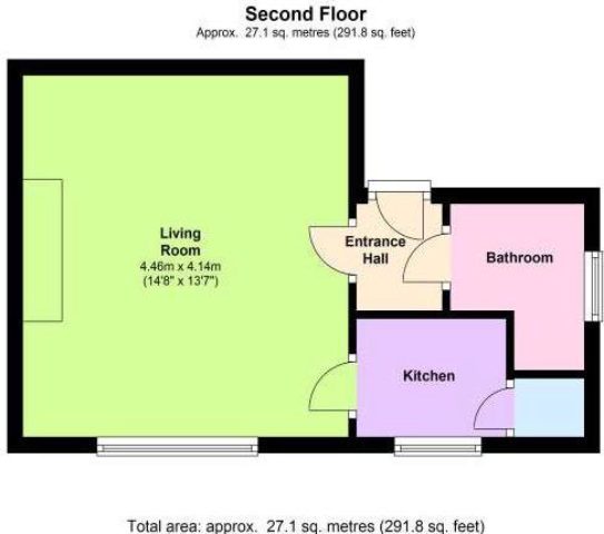  Image of Studio flat to rent in Montacute Gardens Tunbridge Wells TN4 at Montacute Gardens, Tunbridge Wells, Kent TN4