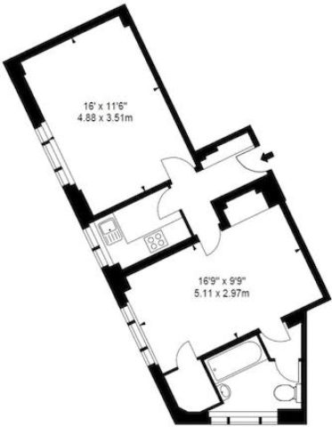  Image of 1 bedroom Flat to rent in Hill Street London W1J at Hill Street, London W1J