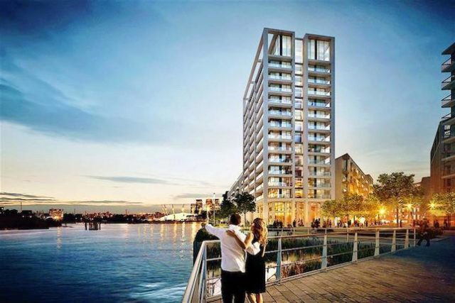  Image of 1 bedroom Flat for sale in North Woolwich Road London E16 at Anchor Building, Royal Wharf, London E16