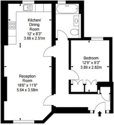 Image of 1 bedroom Flat to rent in Hamlet Gardens London W6 at Hamlet Gardens, London W6