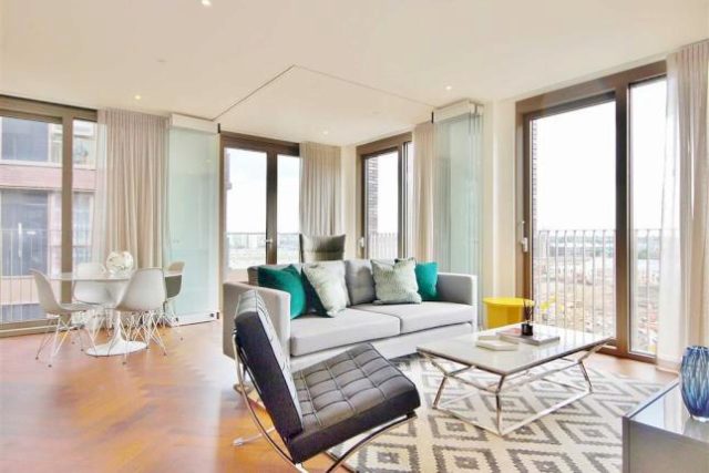  Image of 2 bedroom Flat to rent in Kirtling Street London SW8 at Capital Building, Embassy Gardens, Nine Elms, London SW8
