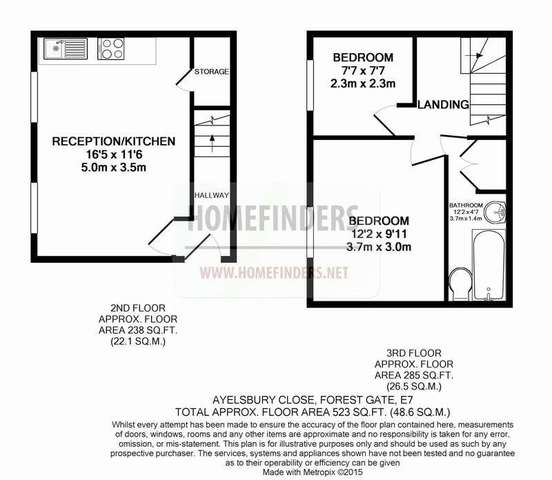  Image of 2 bedroom Flat to rent in Aylesbury Close London E7 at Aylesbury Close  London, E7 9AU