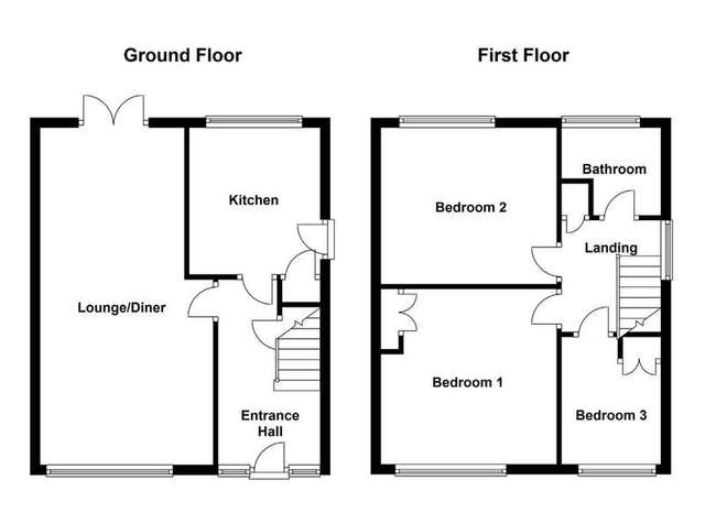 Image of 3 bedroom Semi-Detached house for sale in Oakwood Drive Altofts Normanton WF6 at Altofts West Yorkshire, WF6 2NX