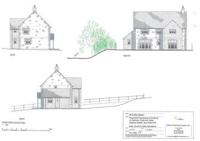  Image of 3 bedroom Detached house for sale in Pylle Hill Pylle Shepton Mallet BA4 at Pylle, BA4 6TE
