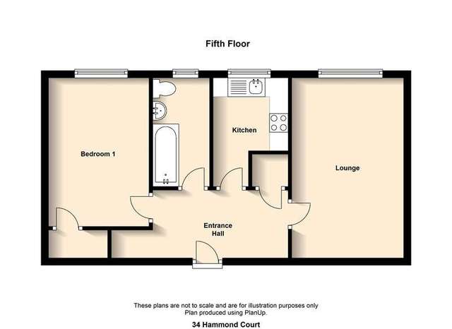  Image of 1 bedroom Flat for sale in South Street Gosport PO12 at South Street  Gosport, PO12 1EY