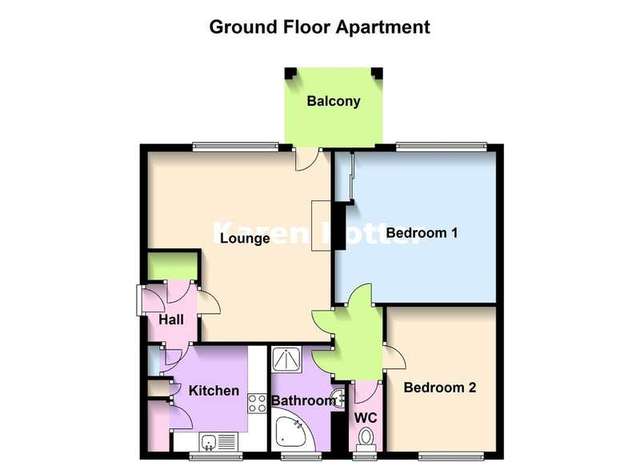  Image of 2 bedroom Ground Flat for sale in Victoria Court Birkdale Southport PR8 at Birkdale Southport Southport, PR8 2DN