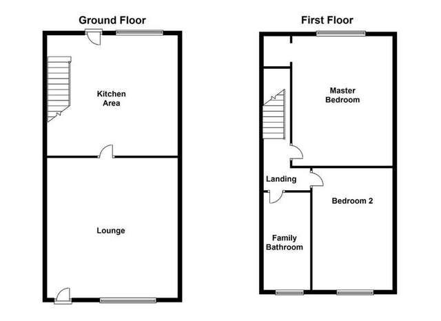  Image of 2 bedroom Terraced house for sale in Wakefield Road Ossett WF5 at Ossett West Yorkshire, WF5 9AB