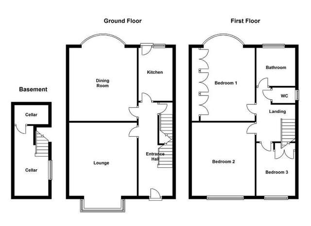  Image of 3 bedroom Detached house for sale in Heaton Avenue Dewsbury WF12 at Dewsbury West Yorkshire, WF12 8AQ