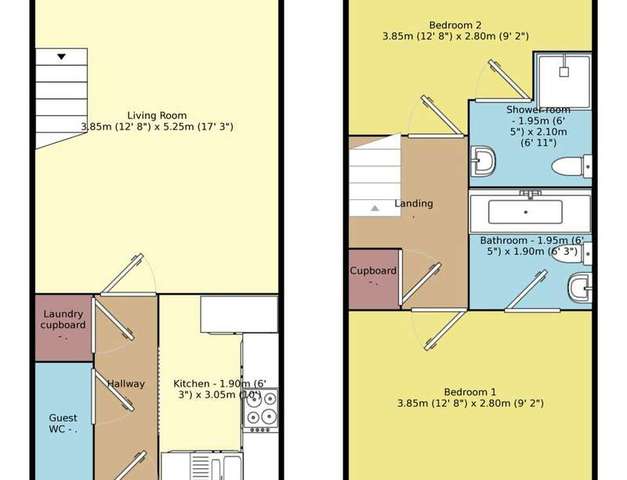  Image of 2 bedroom Property to rent in Oakham Mews Leeds LS9 at Leeds LS9 Leeds, LS9 9AN