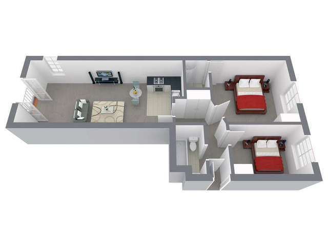  Image of 2 bedroom Flat to rent in Riverside Place Kendal LA9 at Kendal, LA9 7FG