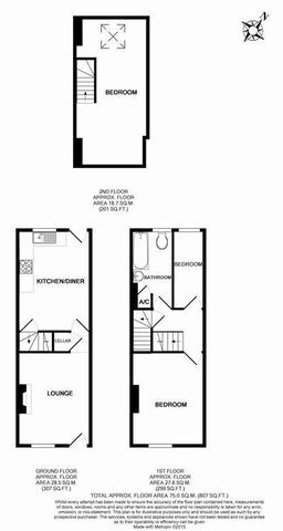  Image of 3 bedroom Terraced house to rent in Highton Street Sheffield S6 at Walkley Sheffield Hillsborough, S6 3TQ