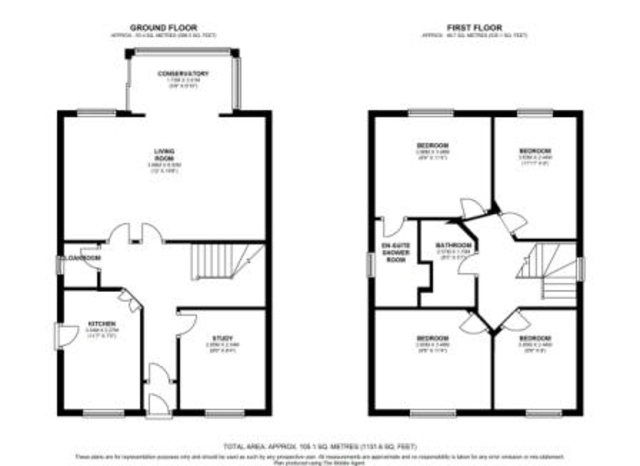  Image of 4 bedroom Detached house to rent in Woodfield Avenue Edinburgh EH13 at Colinton Edinburgh Edinburgh, EH13 0QP