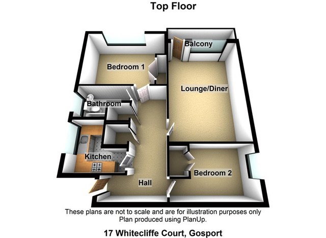  Image of 2 bedroom Apartment to rent in Gale Moor Avenue Gosport PO12 at Gale Moor Avenue  Gosport, PO12 2TP