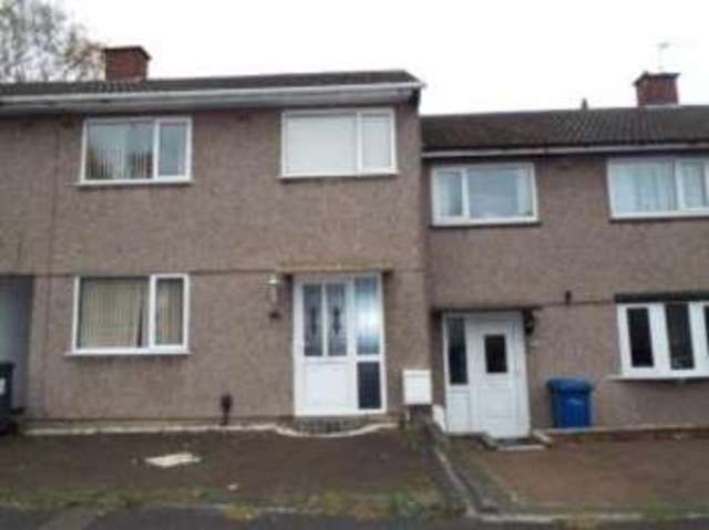  Image of 3 bedroom Terraced house for sale in Wordsworth Avenue Tamworth B79 at Tamworth Staffordshire Tamworth, B79 8BZ