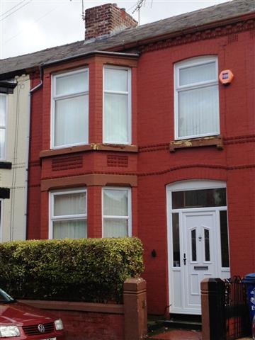  Image of 4 bedroom Terraced house to rent in Alderson Road Wavertree Liverpool L15 at Wavertree  Liverpool, L15 2HL