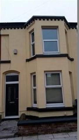  Image of 4 bedroom Terraced house to rent in Alderson Road Wavertree Liverpool L15 at Wavertree  Liverpool, L15 2HL