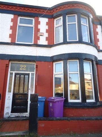  Image of 4 bedroom Terraced house to rent in Beverley Road Wavertree Liverpool L15 at Wavertree  Liverpool, L15 9HF