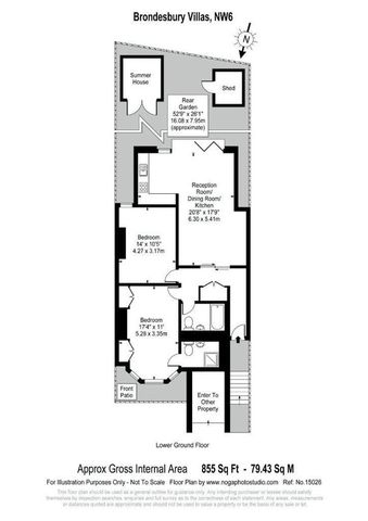  Image of 2 bedroom Flat to rent in Brondesbury Villas London NW6 at Brondesbury Villas  London, NW6 6AG