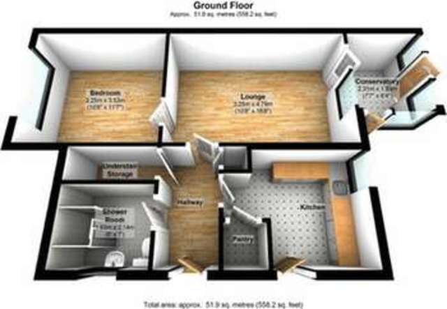  Image of 1 bedroom Flat to rent in Burns Road Loughborough LE11 at Burns Road  Loughborough, LE11 4NE