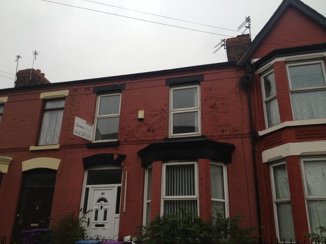  Image of 3 bedroom Terraced house to rent in Cranborne Road Liverpool L15 at Wavertree  Liverpool, L15 2HZ