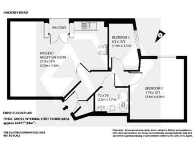  Image of 2 bedroom Flat to rent in Hackney Road London E2 at 40 Hackney Road  London, E2 7PA