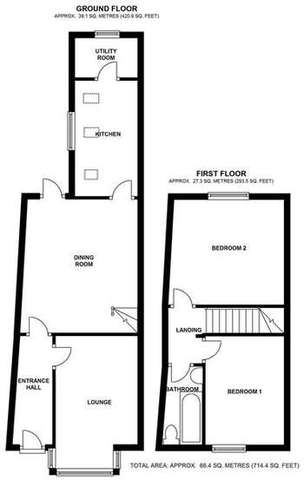  Image of 2 bedroom Semi-Detached house for sale in Kingsfield Road Harrow-on-the-Hill Harrow HA1 at Harrow on the Hill, HA1 3DD