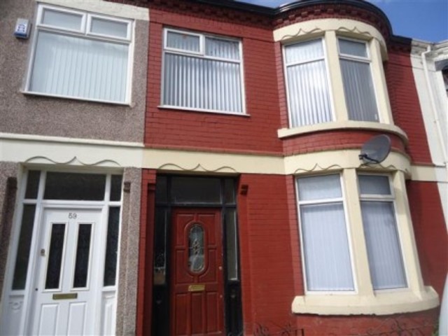 Image of 3 bedroom Terraced house to rent in Knoclaid Road Old Swan Liverpool L13 at clubmoor  Liverpool, L13 8DB