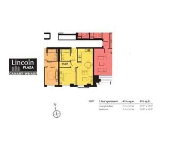  Image of 1 bedroom Flat for sale in Millharbour London E14 at Greenwich Tower  London, E14 9XP