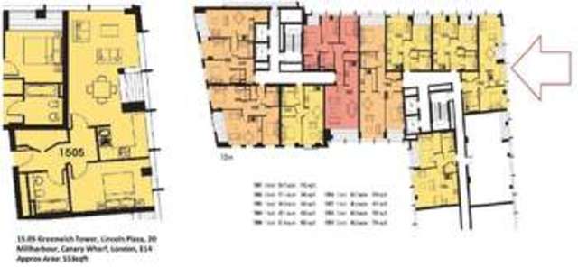  Image of 1 bedroom Flat for sale in Millharbour London E14 at Greenwich Tower  london, E14 9XP
