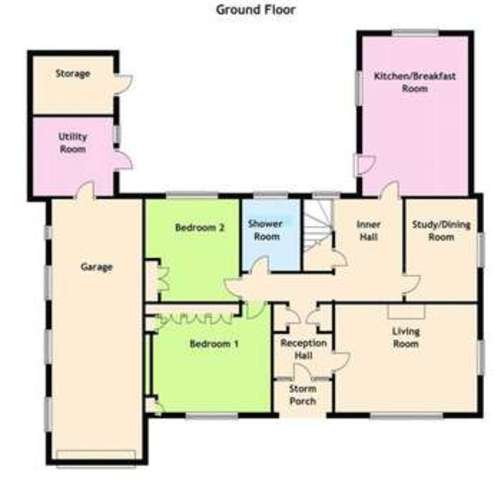  Image of 4 bedroom Bungalow for sale in Mathern Chepstow NP16 at Mathern  Chepstow, NP16 6JD
