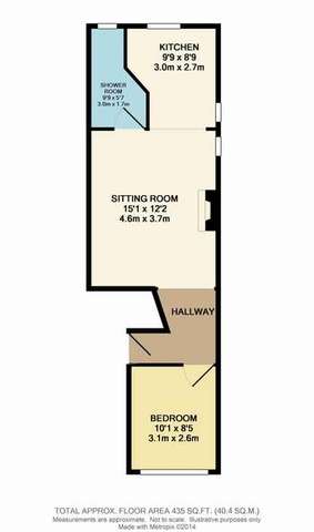  Image of 1 bedroom Flat to rent in Monmouth Place Bath BA1 at Bath, BA1 2AX