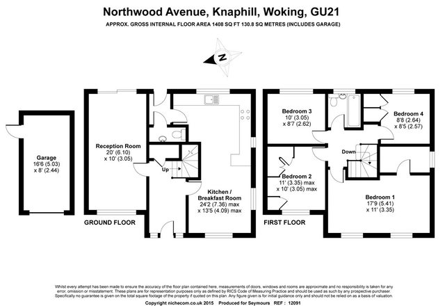  Image of 4 bedroom Semi-Detached house for sale in Northwood Avenue Knaphill Woking GU21 at Knaphill Woking Knaphill, GU21 2ET