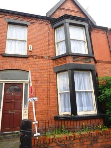 Image of 5 bedroom Terraced house to rent in Ramilies Road Mossley Hill Liverpool L18 at Allerton  Liverpool, L18 1EF