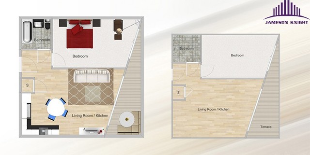  Image of 1 bedroom Property for sale in Wesley Avenue London E16 at London E16 1TD Royal Docks, E16 1TD