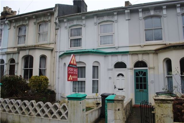  Image of 3 bedroom Terraced house for sale in St. James Road Hastings TN34 at East Sussex, TN34 3LH