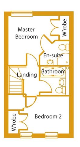  Image of 2 bedroom Semi-Detached house for sale in Valley Road Cinderford GL14 at The Allington Valley Road Cinderford, GL14 2NX