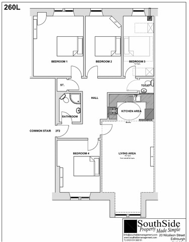  Image of 4 bedroom Flat to rent in Warrender Park Terrace Edinburgh EH9 at Meadows Edinburgh Edinburgh, EH9 1EG