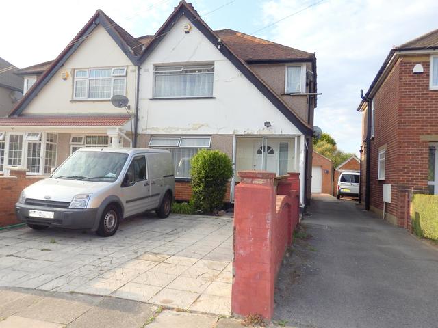  Image of 3 bedroom Semi-Detached house for sale in Wentworth Crescent Hayes UB3 at Hayes Middlesex Hayes, UB3 1NR