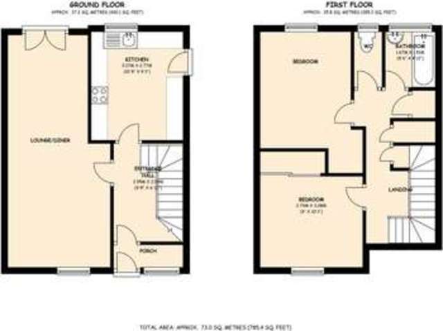  Image of 2 bedroom Semi-Detached house to rent in Williams Close Hanslope Milton Keynes MK19 at Milton Keynes, MK19 7BP