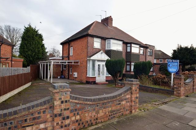  Image of 3 bedroom Semi-Detached house for sale in Woodcote Road Erdington Birmingham B24 at Woodcote Road Erdington Birmingham, B24 0HB