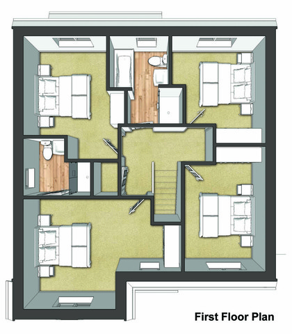  Image of 4 bedroom Detached house for sale in Roby Lea Castle Donington Derby DE74 at Castle Donington Castle Donington Derbyshire, DE74 2UR