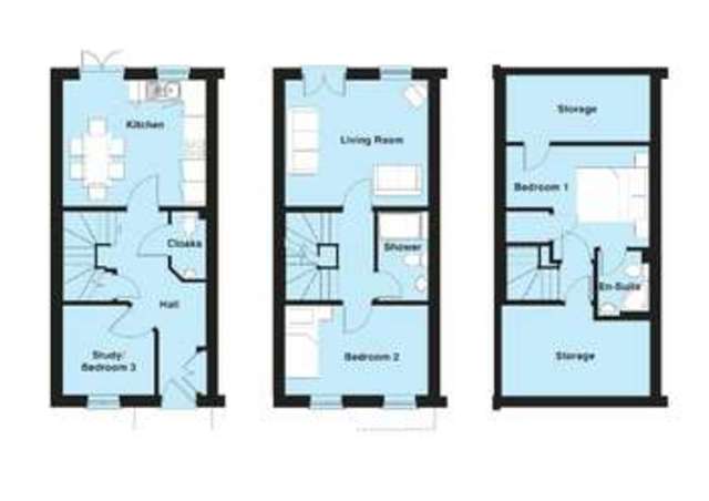  Image of 3 bedroom Semi-Detached house for sale in Regent Street Sandiacre Nottingham NG10 at The Colwick  Sandiacre, NG10 5AU